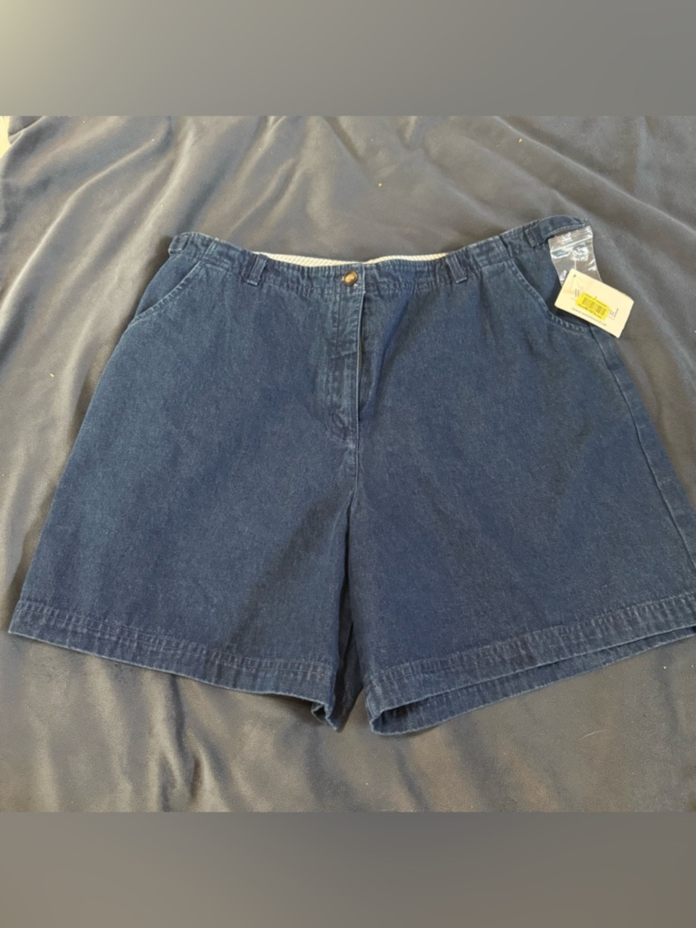 Westbound vintage Classic Women's Denim Shorts - Navy Blue